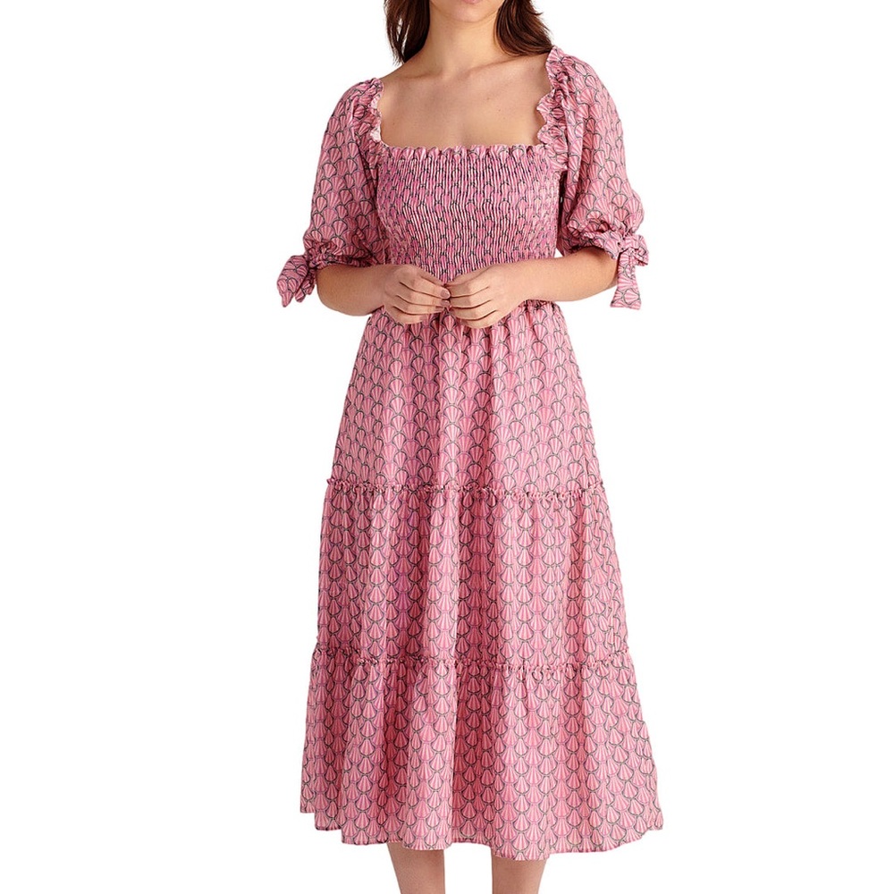 PEIXOTO PINK PALOMA SEASHELL DRESS Size Medium NWT - Picture 1 of 8